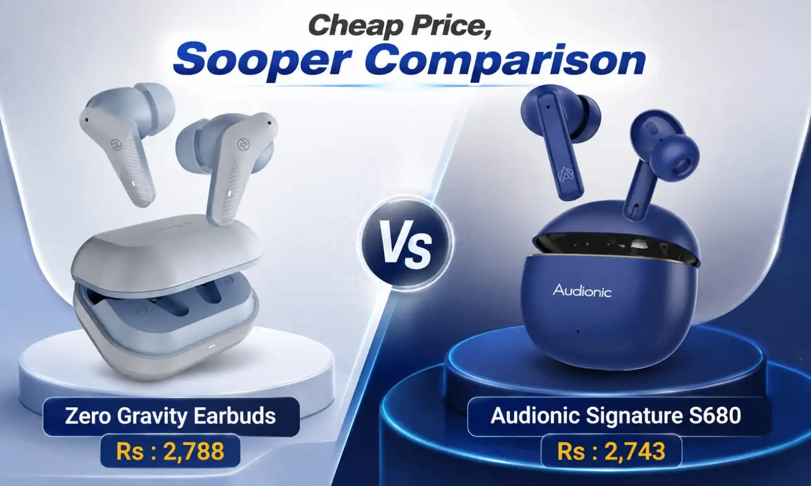 Zero Gravity VS Audionic Signature S680