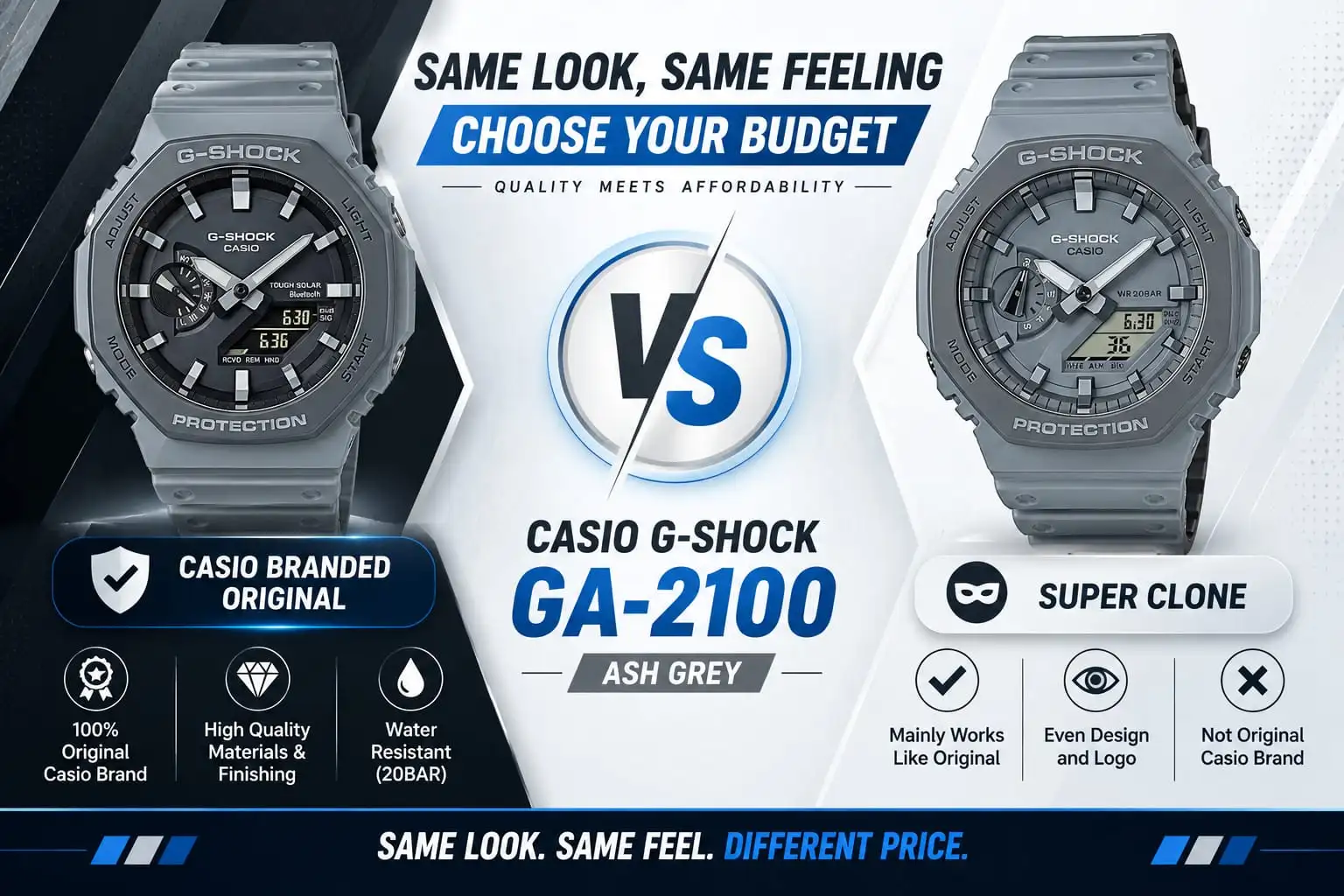 Casio G-Shock GA2100 Ash Gray