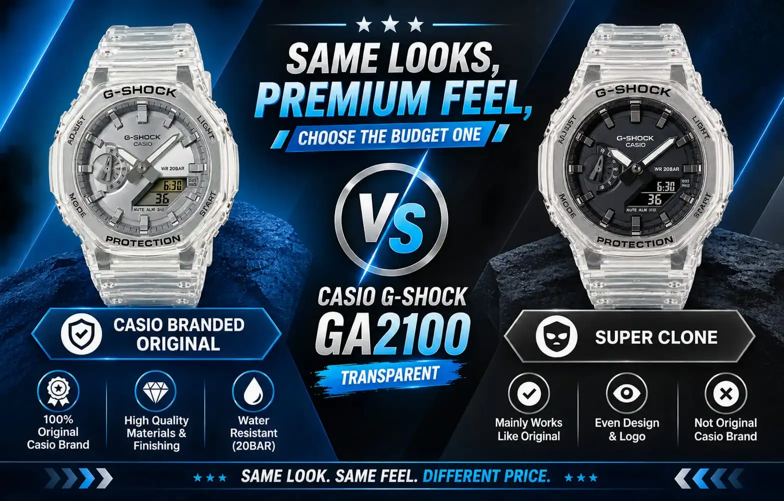 Casio G-Shock GA2100 Transparent 